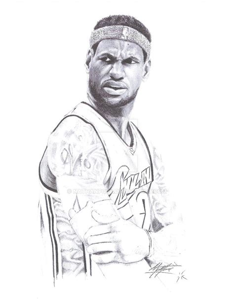 Lebron James by NathanPope on DeviantArt