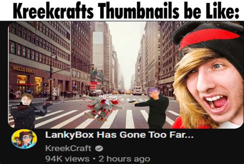 Kreekcraft Really do be Using The Same Face. : r/bloxymemes