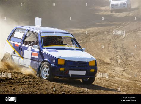 Rally car on a racing track Stock Photo - Alamy