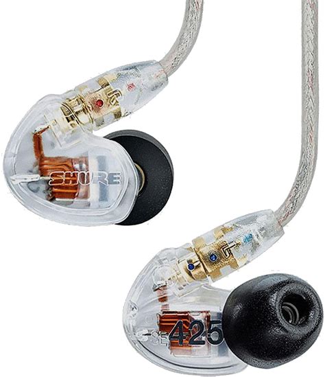 Shure SE425 Dual Driver Sound-Isolating Earphones (Clear). Shure EarBuds