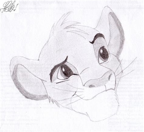 Young Simba by Black-Helbi on deviantART