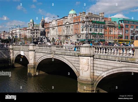 River Liffey and O'Connell Bridge, Dublin, Republic of Ireland, Europe Stock Photo - Alamy