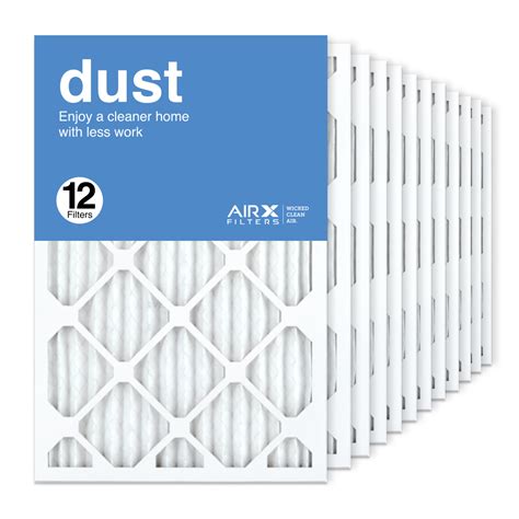 16x25x1 Pleated Air Filter MERV 8 12-Pack | DiscountFilters.com