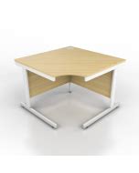 Office Furniture BT Sirius - Cantilever 120° Segment Workstation Desk ...