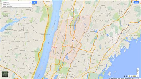 Yonkers, New York Map