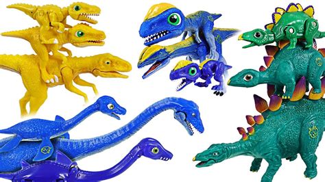 Dino Mecard Double figure 19 set! Tiny dinosaur Stegosaurus, Dilophosaurus, Deino! - DuDuPopTOY ...