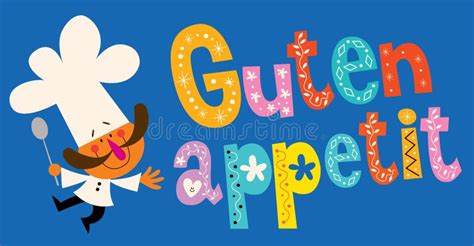 Guten Appetit German Decorative Type Stock Vector - Image: 53511587