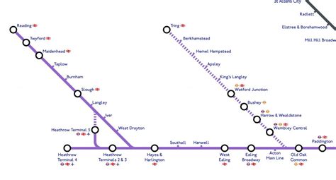 Tube Map With Crossrail