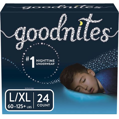 Goodnites Boys' Bedwetting Underwear, L/XL, 24 Ct - Walmart.com