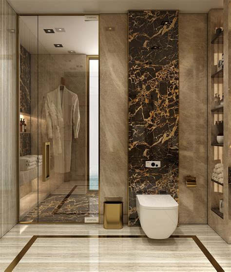 Luxurious Bathroom on Behance | Modern bathroom design, Luxury bathroom ...