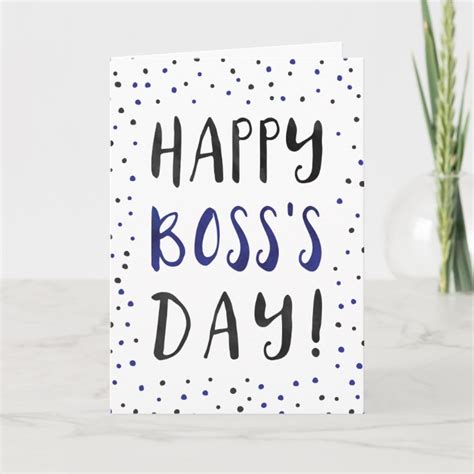 Happy Boss's Day Thank You Card | Zazzle.com