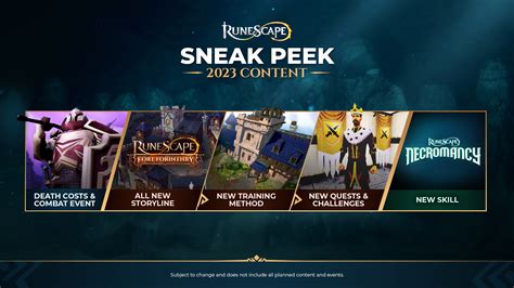 2023 Sneak Peek Reveals! - News - RuneScape - RuneScape