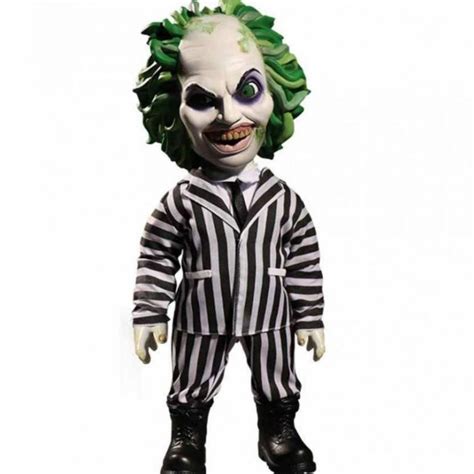 Mezco Figura Mega Scale Talking Beetlejuice: Beetlejuice Hablador 38 cm ...