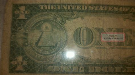 1935 G Silver Certificate Dollar Bill