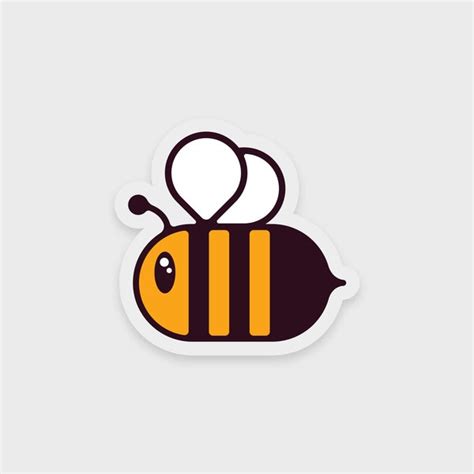 Bee Sticker - Etsy