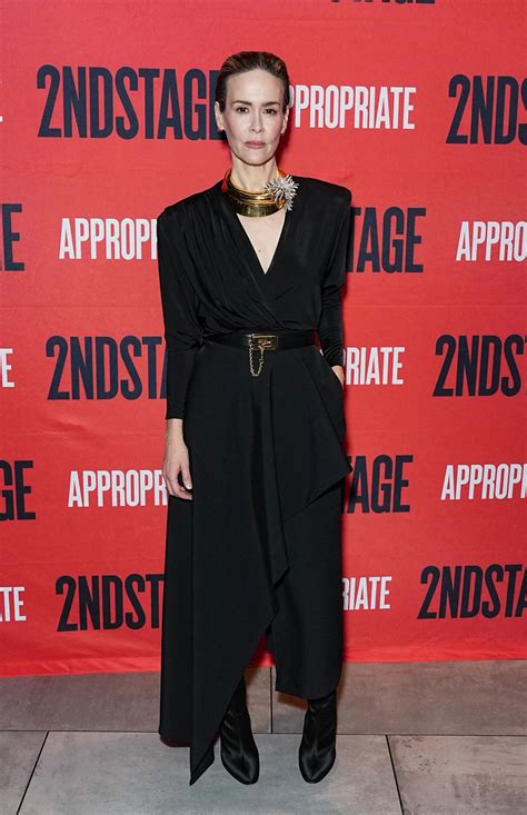 Sarah Paulson at “Appropriate” Broadway Opening Night 12/18/2023 • CelebMafia