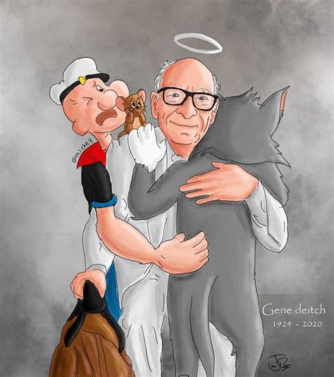 25 Artists Pay Respect To The Late Gene Deitch, The Illustrator Of Tom & Jerry And Popeye ...