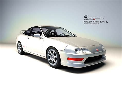 Acura Integra 2001 3D asset | CGTrader