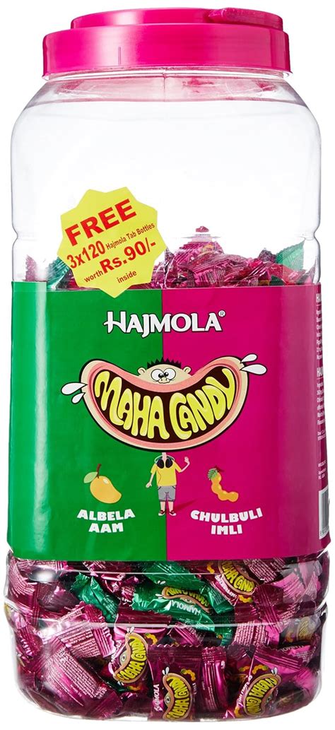 Hajmola Maha Candy, Aam and Imli, 1.75kg (500 Pieces): Amazon.in ...