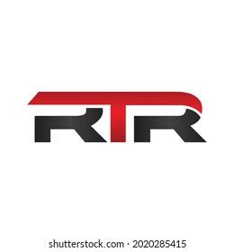 Rtr Monogram Initial Letters Logo Design Stock Vector (Royalty Free ...