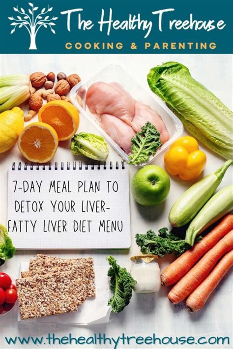 7-Day Meal Plan to Detox Your Liver - Fatty Liver Diet Menu - The ...