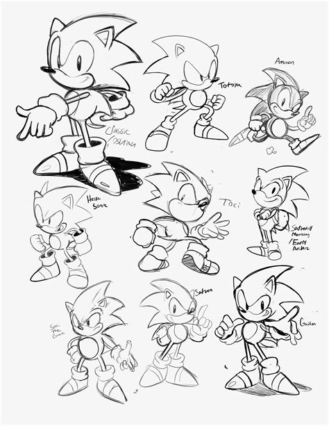 Toei Sonic Reference Sheet How To Draw Sonic Classic Sonic Hedgehog Art ...