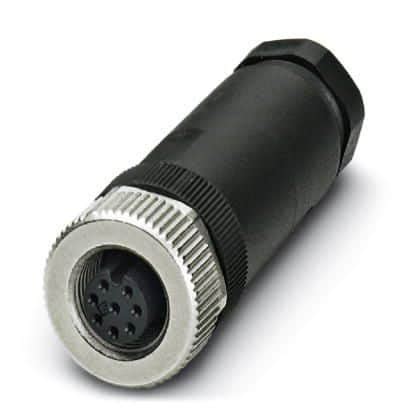 Universal M12 8 pin female connector - Canada Automation