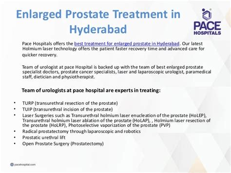 Enlarged Prostate Treatment in Hyderabad | PPT