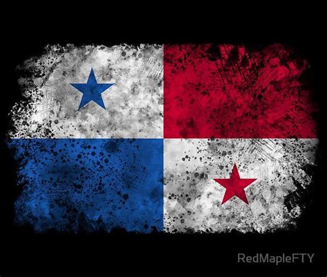 Vintage Panama flag by RedMapleFTY | Redbubble | Panama flag, Flag art ...