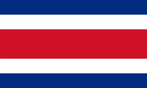 Costa Rica Flag Printable