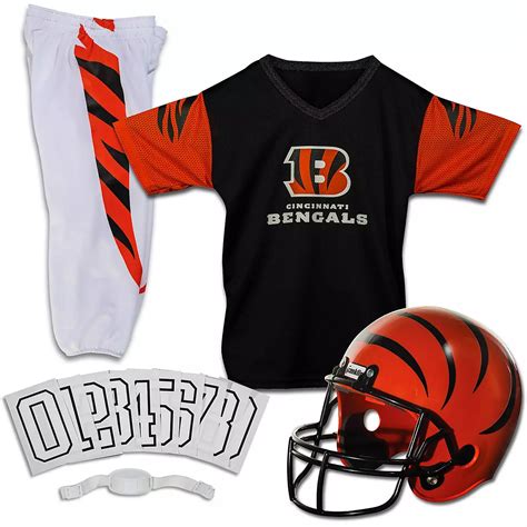 Franklin Youth Cincinnati Bengals Deluxe Football Uniform Set | Academy