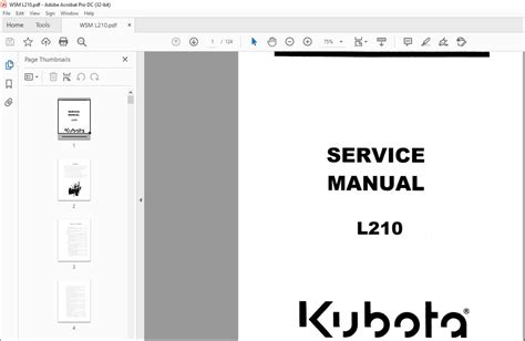 Kubota L210 Service Manual - PDF DOWNLOAD - HeyDownloads - Manual Downloads