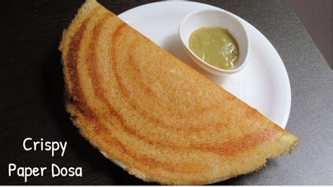 Crispy Paper Dosa With Dosa Batter | Dosai Batter Recipe | Paper Dosai | Plain Dosai - YouTube