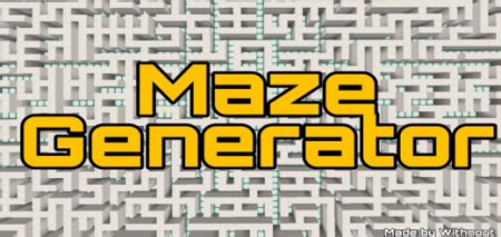 Maze Generator Minecraft PE Addon