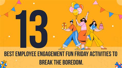 13 Best Employee Engagement Fun Friday Activities | UBS