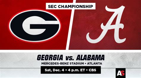 SEC Championship Prediction and Preview: Georgia vs. Alabama - Athlon ...