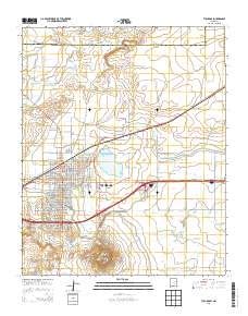 Tucumcari Lake Topo Map in Quay County, New Mexico