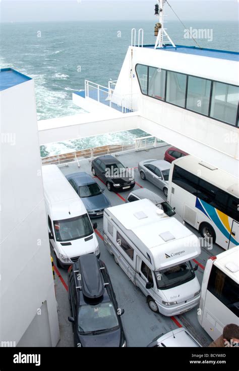 Cars on a Dover to Calais ferry Stock Photo - Alamy