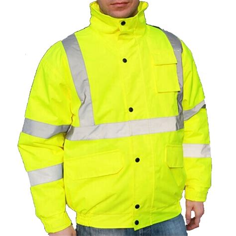 Waterproof reflective jacket rain coat reflective green rainsuit| Alibaba.com