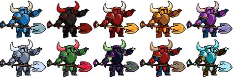 Shovel Knight - Color Variations *Update* by Thelimomon on DeviantArt