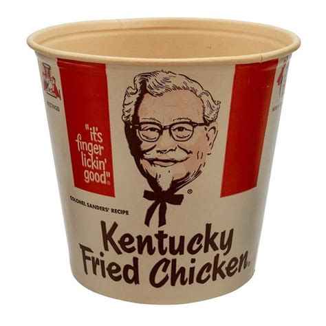 Whenever we moved 1969 Kentucky Fried Chicken family bucket. The KFC ...