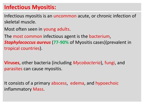 PPT - Infectious Myositis: PowerPoint Presentation, free download - ID:1865298