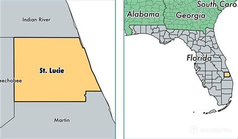 Saint Lucie County, Florida / Map of Saint Lucie County, FL / Where is ...