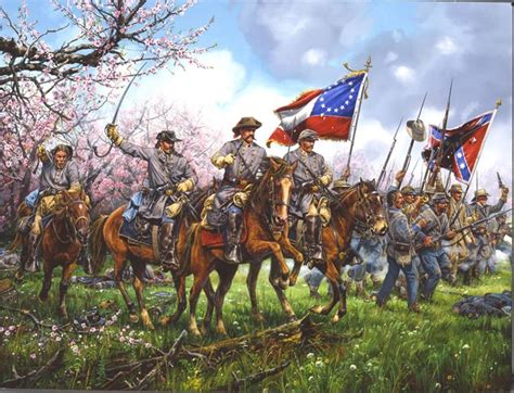 The Historic Art of John Paul Strain | Civil war artwork, Civil war art ...