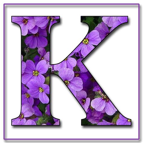 GRANNY ENCHANTED'S BLOG: "Purple Flowers" Free Scrapbook Alphabet ...