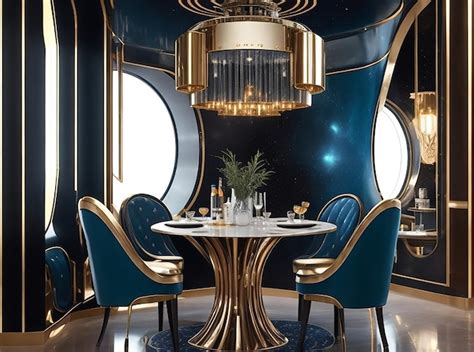 Premium AI Image | 3d rendering luxury dining set in modern luxury ...