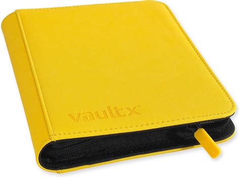 Vault X Premium Exo-Tec Zip Binder 12 Pocket, 20 Double-Sided Pages for 480 Side-Loading Slots ...