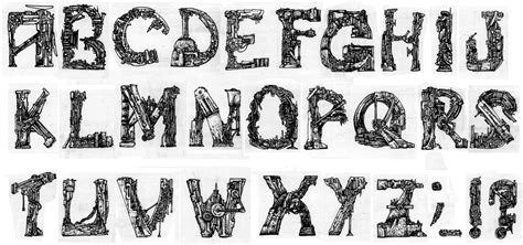 robotic font by linoc on DeviantArt