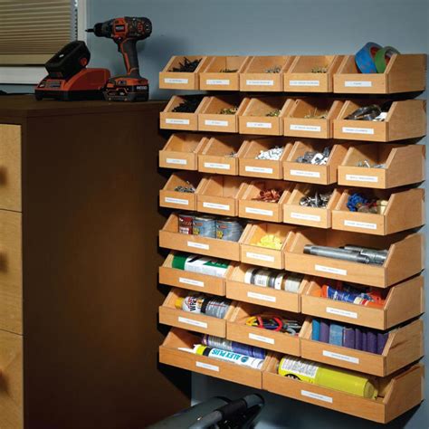 Garage Shelving Plans: DIY Hardware Organizer