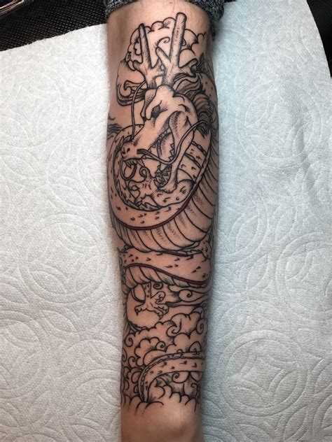 My Shen Long tattoo. Joey Sanchez at True Ink, Chico, CA. : r/tattoos